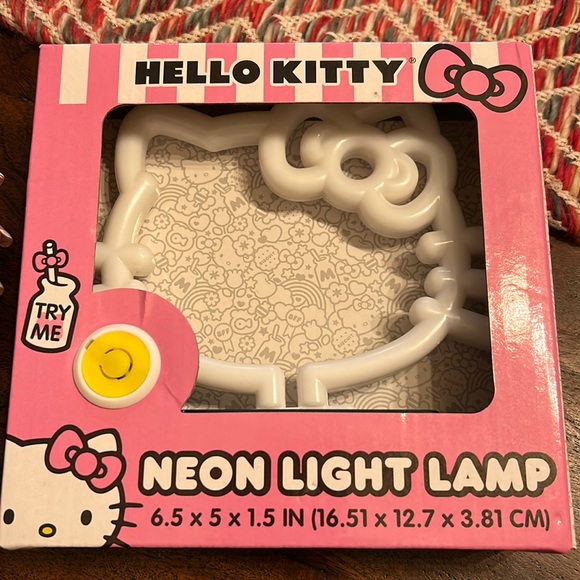 Hello Kitty Accents Hello Kitty Neon Light Lamp Poshmark